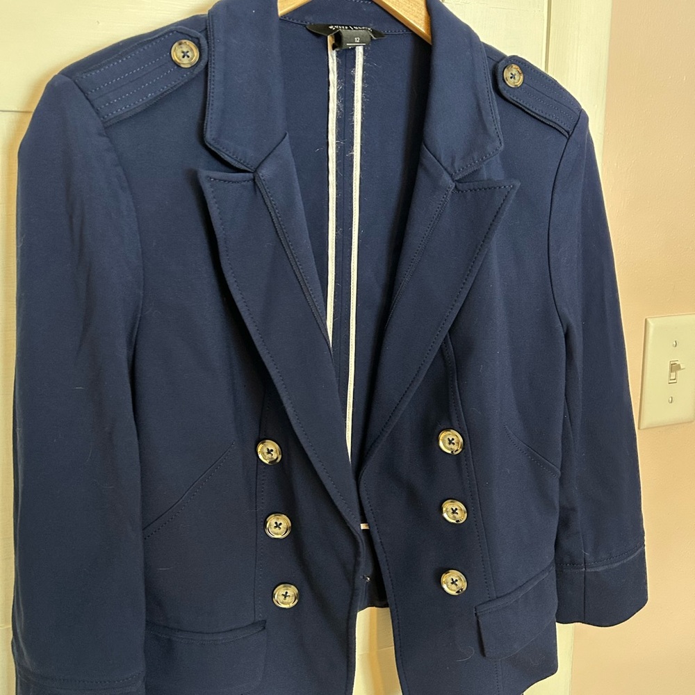 White House Black Market Deep Blue Blazer